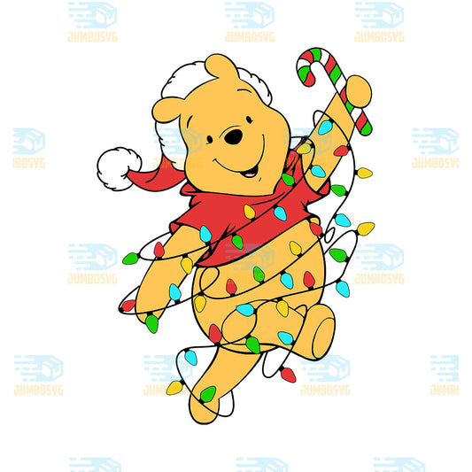 Winnie-The-Pooh-Light-Christmas-Svg