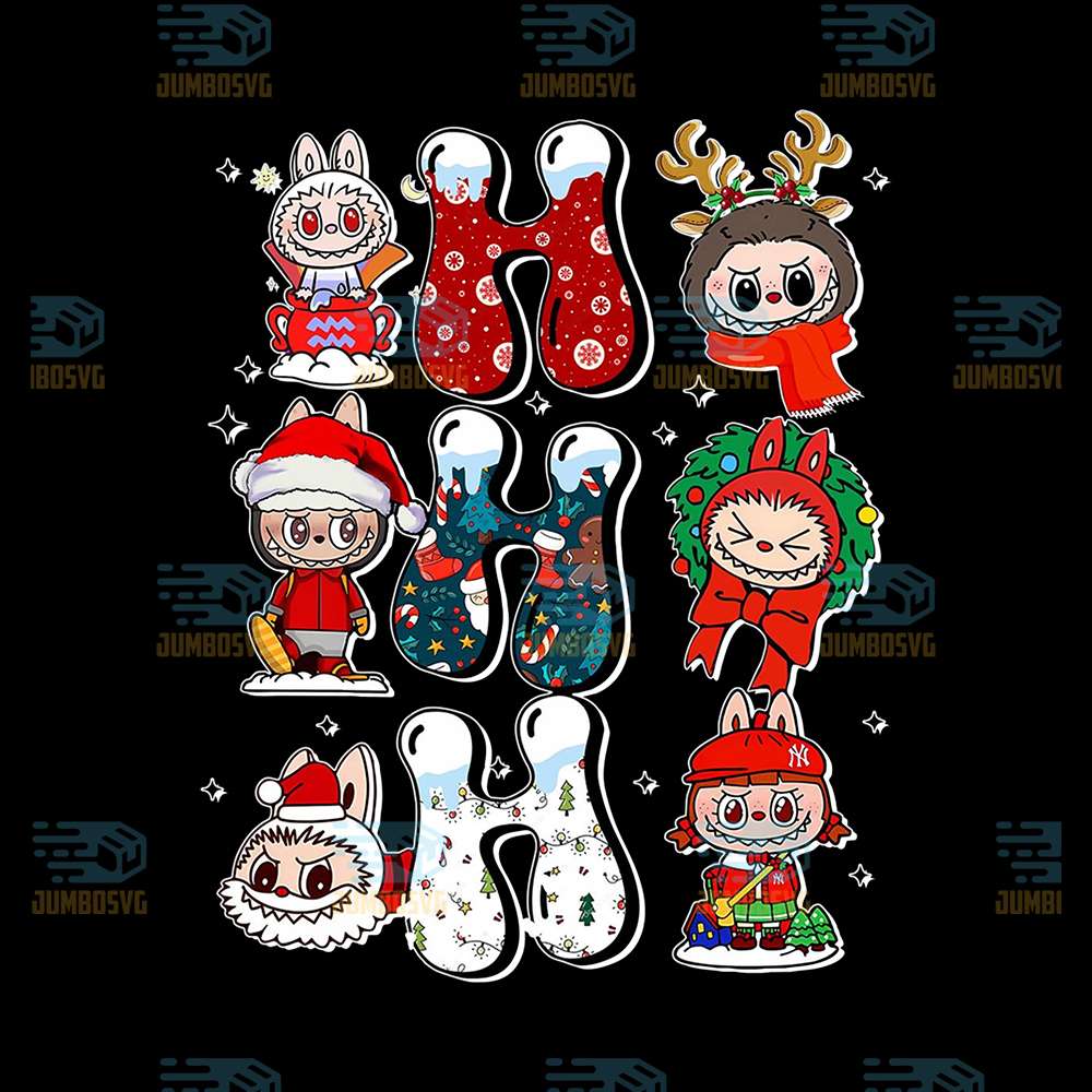 Xmas Santa Labubu Lover Cute Labubu Christmas Png – JUMBOSVG
