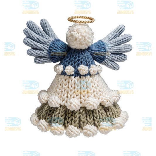 Yarn-Crochet-Angel-Christmas-Png-1