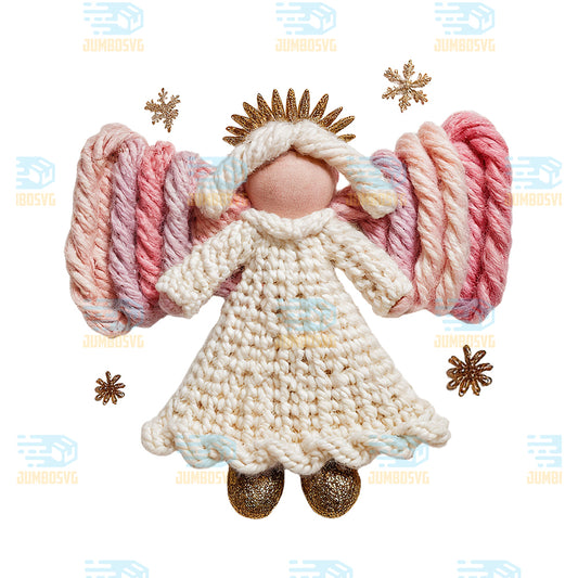 Yarn-Crochet-Angel-Christmas-Png