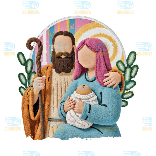 Yarn-Crochet-Jesus-Christmas-Png-1