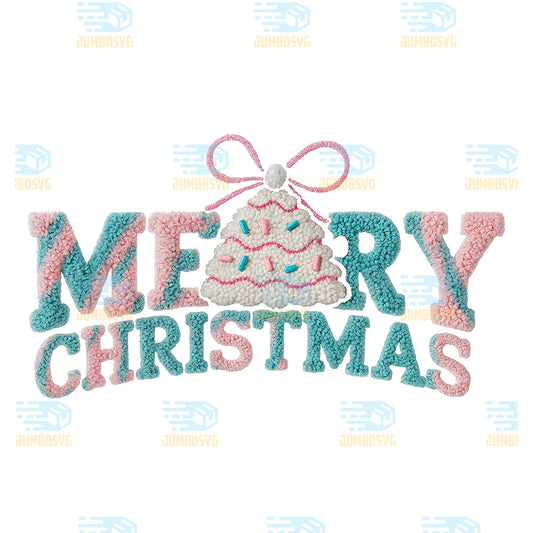 Yarn-Crochet-Merry-Christmas-Png