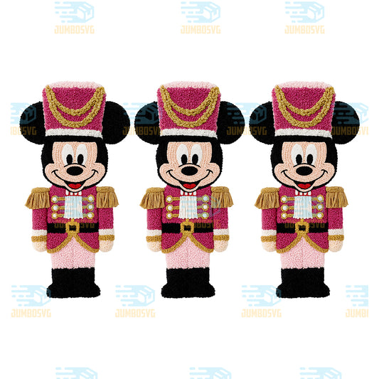 Yarn-Crochet-Nutcracker-Disney-Mickey-Mouse-Christmas-Png