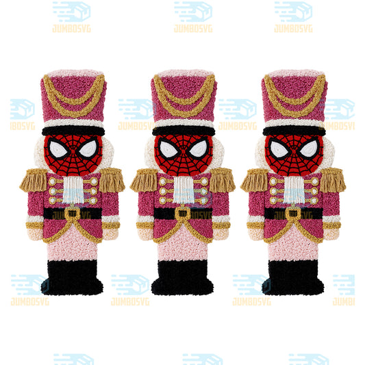 Yarn-Crochet-Nutcracker-Spider-Man-Christmas-Png