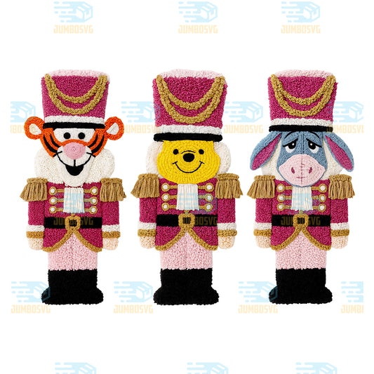 Yarn-Crochet-Nutcracker-Winnie-The-Pooh-Christmas-Png