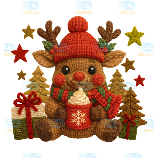 Yarn-Crochet-Reindeer-Christmas-Png