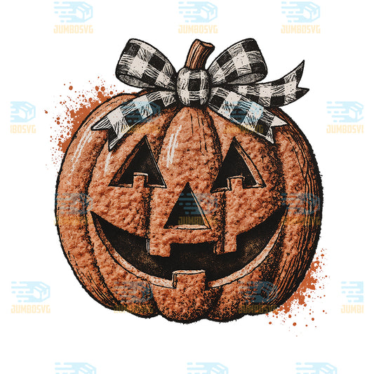 Yarn-Crochet-Retro-Preppy-Fall-Pumpkin-Coquette-Halloween-Png