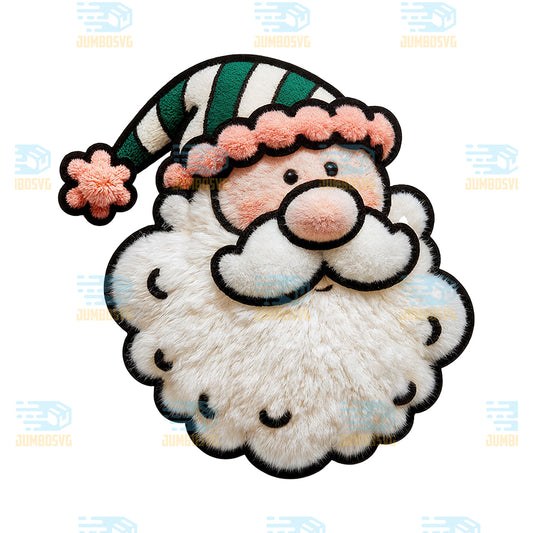 Yarn-Crochet-Santa-Christmas-Png-1