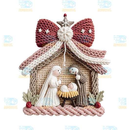 Yarn-Jesus-For-Holiday-Xmas-Png-Crochet-Jesus-Christmas-Png