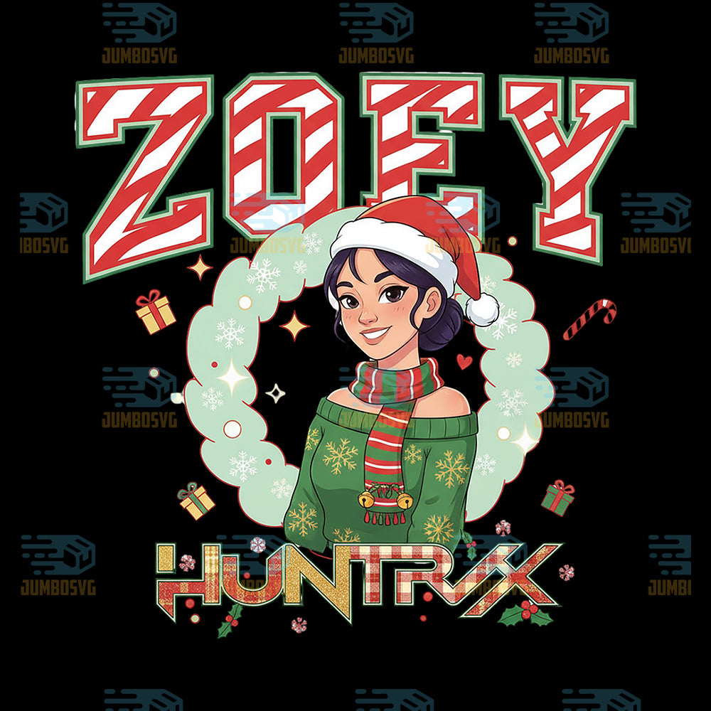 Zoey-Huntrix-Christmas-Png