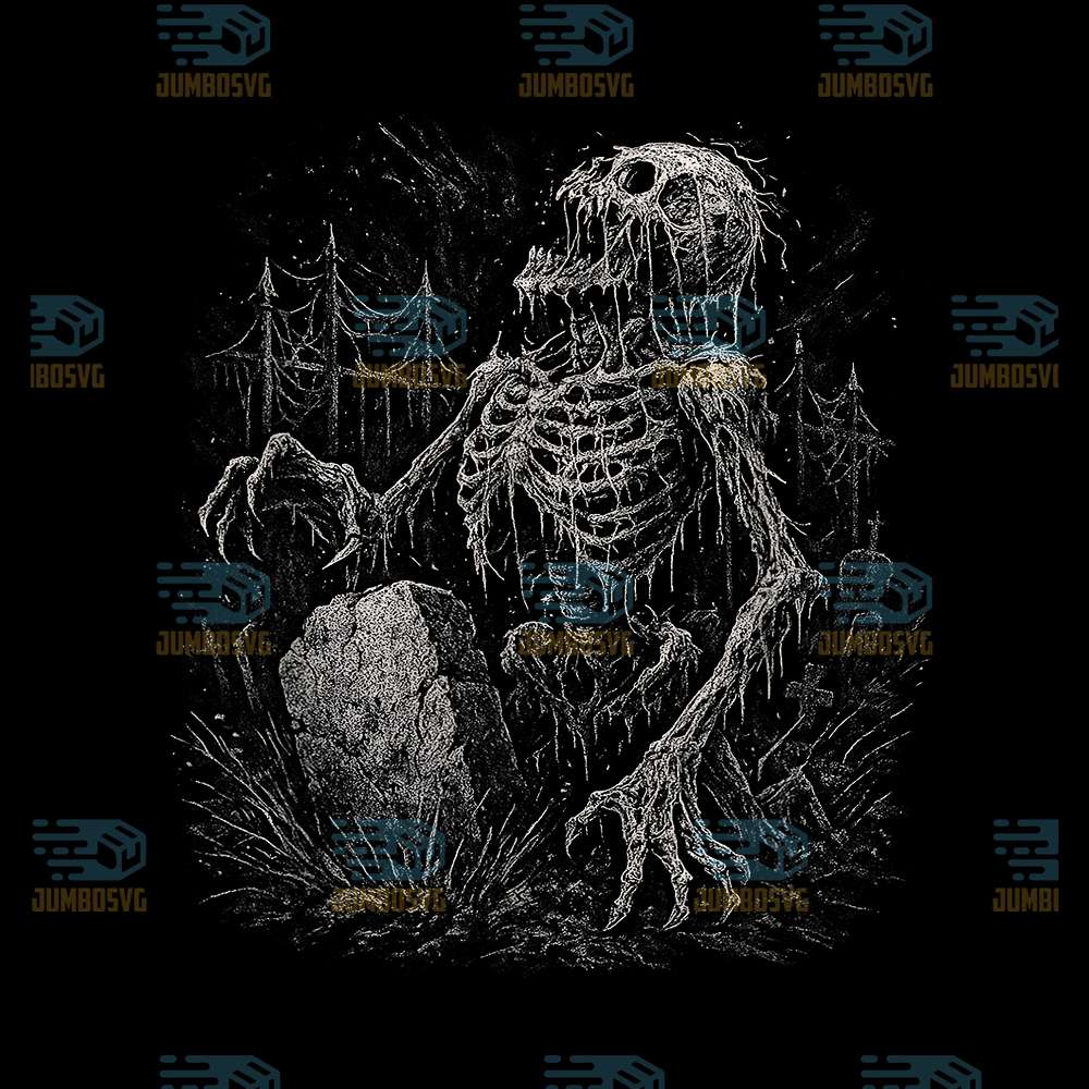 Zombie-Skeleton-Undead-Horror-Grave-Goth-Alt-Alternative-Art-Png