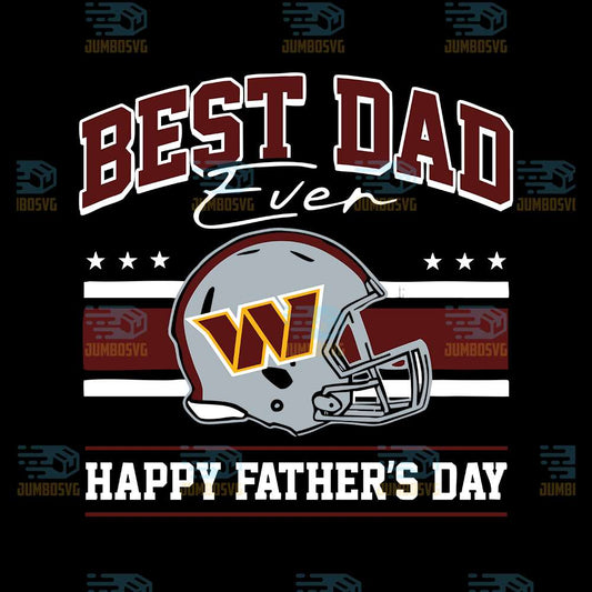 best-dad-ever-washington-commanders-svg