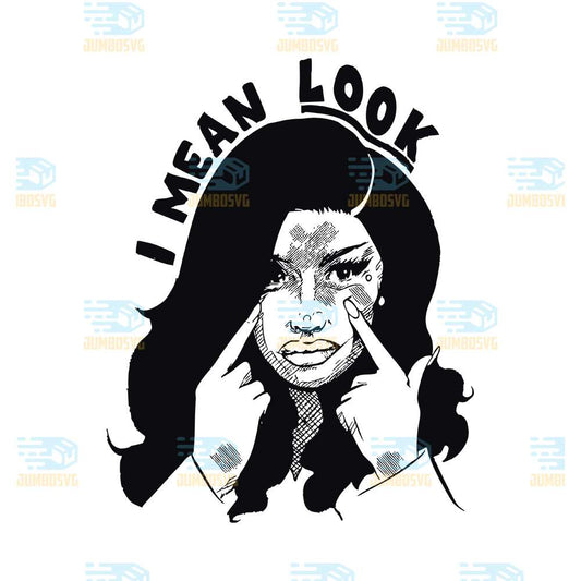 cardi-b-i-mean-look-svg