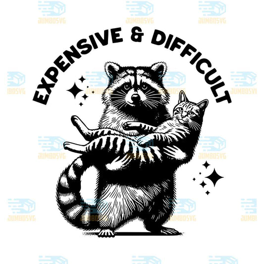 expensive-difficult-racoons-cat-svg