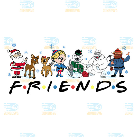 friends-christmas-characters-png