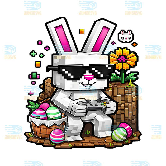 happy-easter-day-bunny-egg-video-game-gamer-kids-png