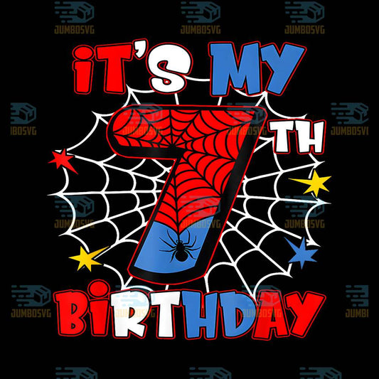 its-my-7th-birthday-spider-svg