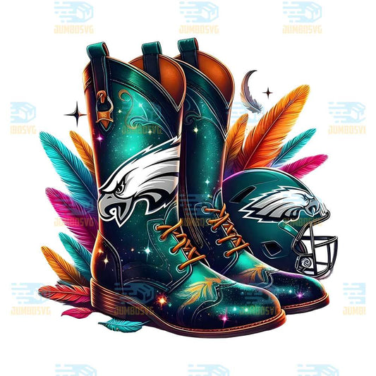 philadelphia-eagles-cowboy-boots-png