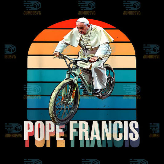 pope-francis-vatican-catholic-saint-biking-png