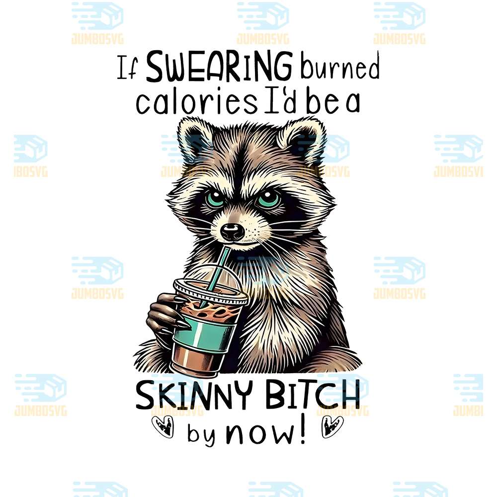 skinny-bitch-raccoon-png