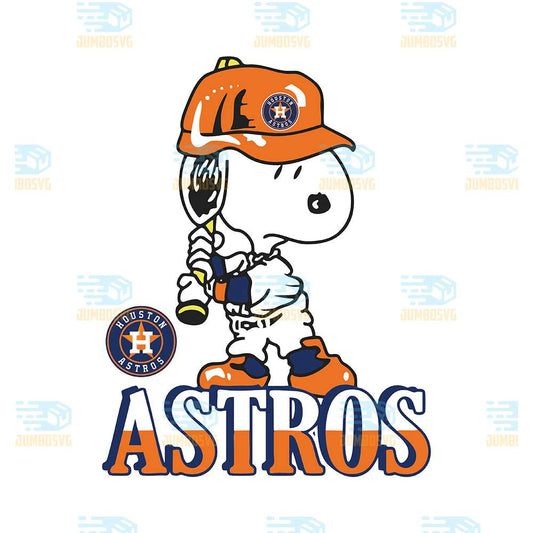 snoopy-playing-baseball-houston-astros-svg