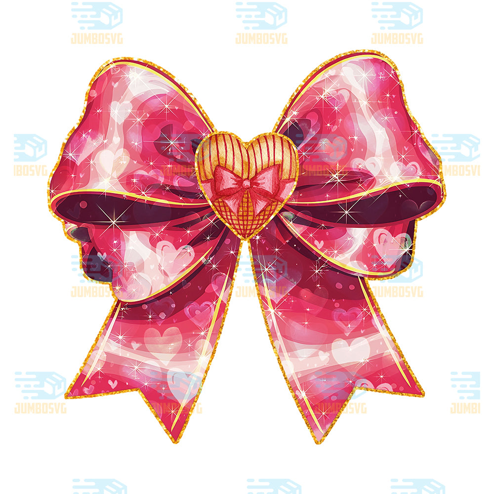 valentine-bow-png-pink-heart-bow-clipart-png-sparkle-love-ribbon-png