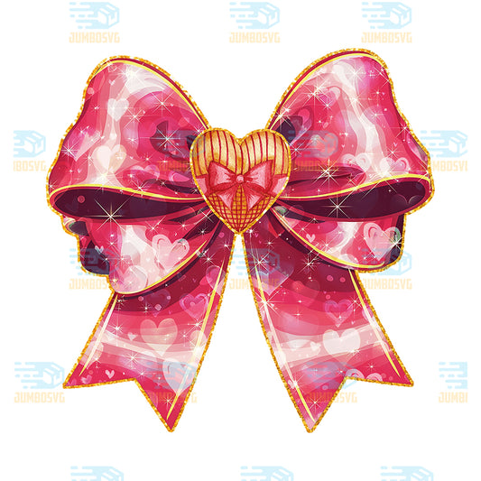valentine-bow-png-pink-heart-bow-clipart-png-sparkle-love-ribbon-png