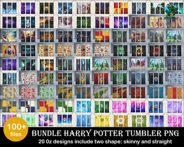 100+ Tumbler Harry Potter Bundle Png Sublimation Bundle 20Oz Skinny
