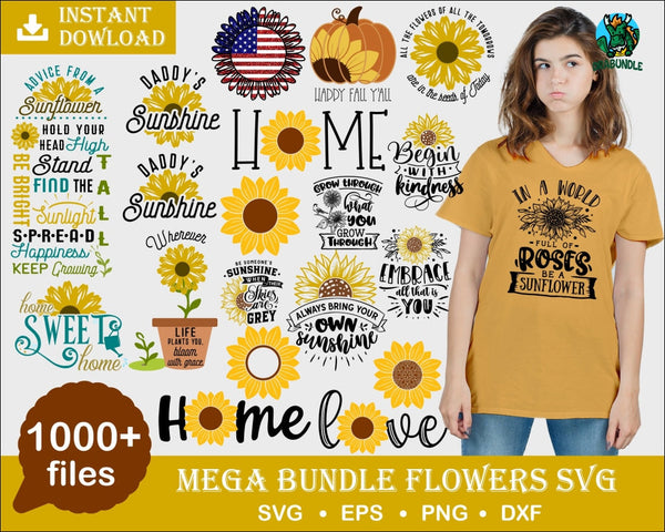 3000+ Flowers Svg Bundle 1.0 Digital Dowload