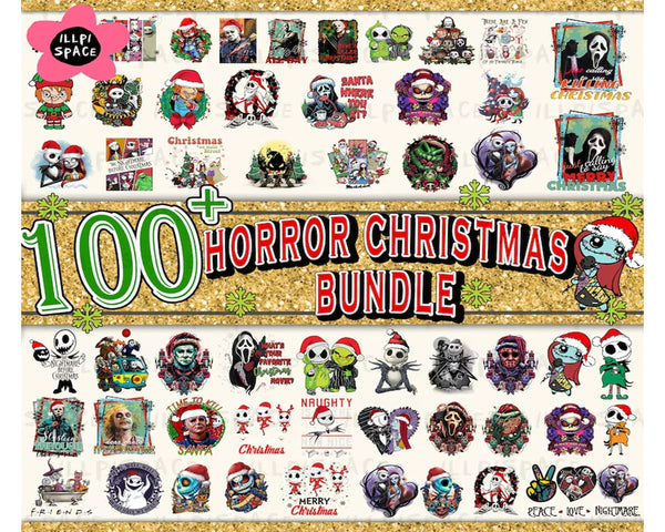 100 Horror Christmas Movie Png Bundle, Nightmare Before Christmas Png, Christmas Friend Killer Png Bundle, Christmas Scary, Instant Download
