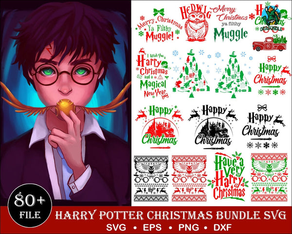 100+Harry Potter Bundle Svg Harry Christmas Dxf Png Digital Dowload2