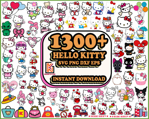 1350+ Hello Kitty SVG Files, Hello Kitty SVG Bundle, Hello Kitty Svg Bundle, Hello Kitty Svg File, Kitty Svg, Cat Svg, Cartoon Cat Svg