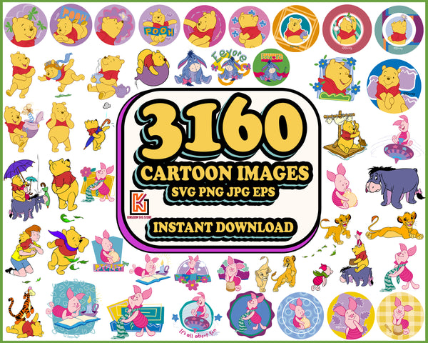3160 Cartoon Images SVG, Clipart, SVG Bundle, SVG for Tshirts, Looney Tune svg, svg Cartoon Bundle, Vectors svg, Vectors files, Vectors Instant Download