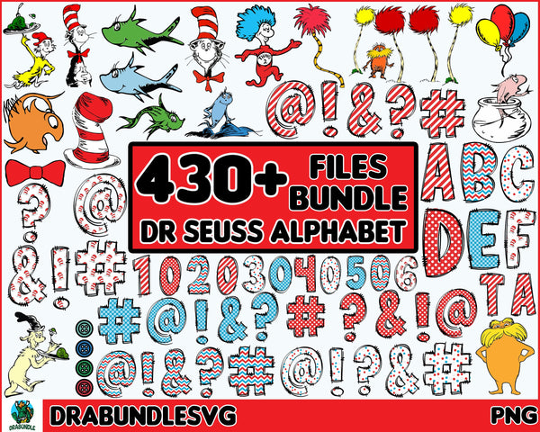 439+ Mega Bundle Dr. Suess Alphabet Png, Dr. Suess Bundle, Cat In The Hat PNG, Dr. Suess Font PNG, Doodle Alphabet PNG Instant Download