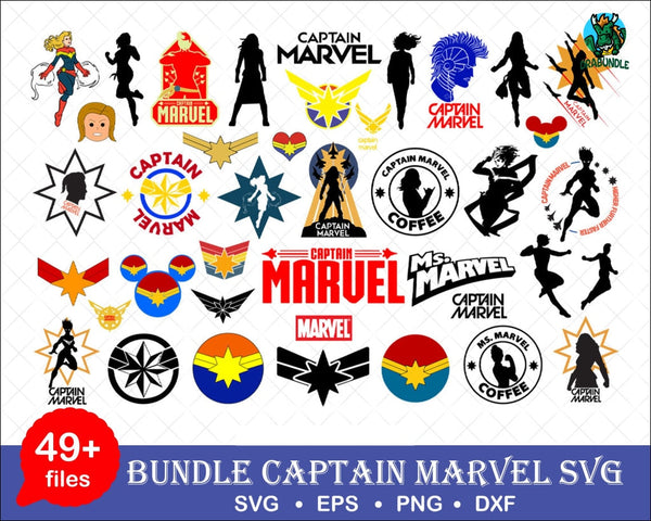 49+ Captain Marvel Svg Bundle America Vectors Marvel Svg