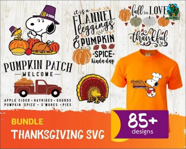 85+Thanksgiving Svg Bundle 2.0 Digital Dowload