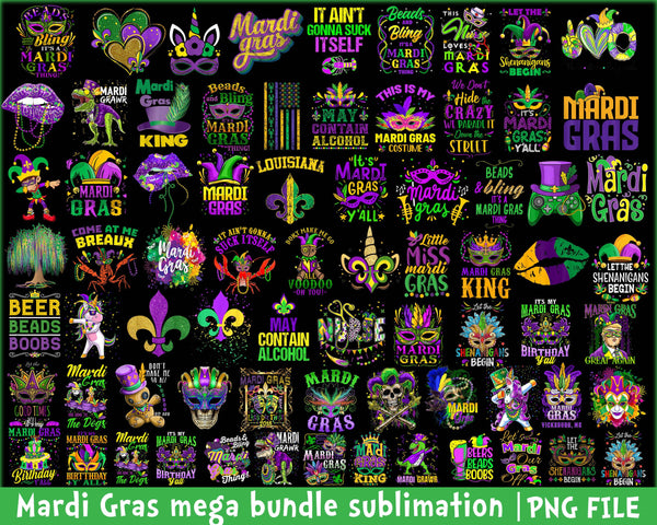 Mardi Gras Bundle Png, Mardi Gras Carnival Png, Mardi Gras Png, Cowhide, Western PNG, Mardi Gras PNG, Sublimation Designs Instant Download