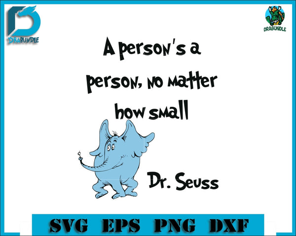 A Persons A Person No Matter How Small Svg Png Dxf Eps File Dr0003