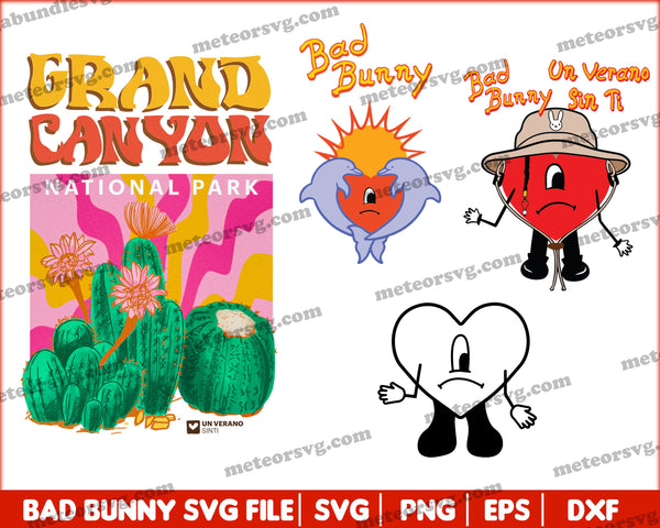 Bad Bunny SVG, Yo Perreo Sola, Instant Download, PNG, Cut File, Cricut, Silhouette, Bundle, EPS, Dxf, Pdf, El Conejo Malo