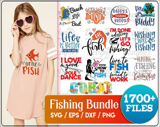 Fishing Svg Bundle | Files For Cricut Fishing Svg File Fish Tshirt|