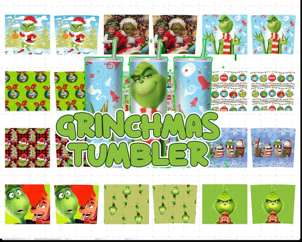 25+ Grichmas Christmas Tumbler Bundle Png, Merry Christmas Tumbler Bundle, Movie Christmas Png Tumbler, 20 oz Skinny Tumbler Design Instant Download