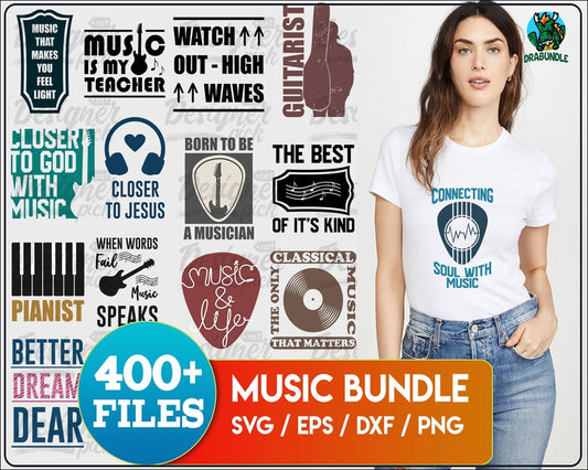 Music Svg | Shirts Design| Music Shirt Design Bundle Instruments